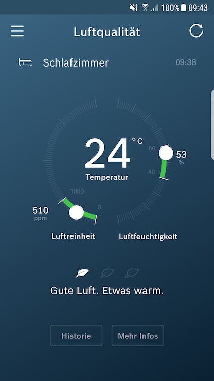 Bosch Smart Home Luftqualität